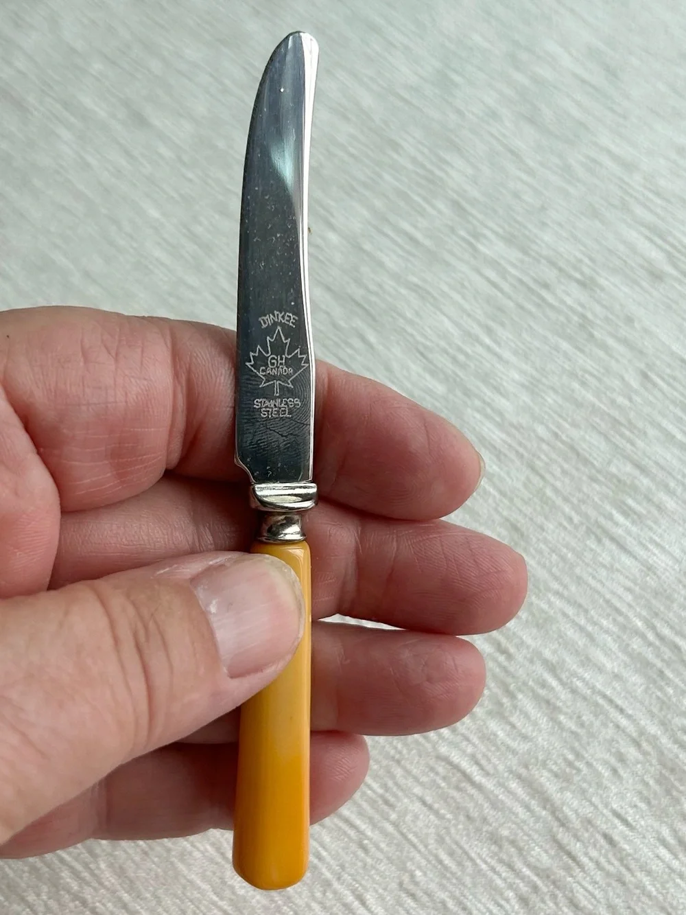 (6) VINTAGE dinkee knife set retro kitchen 1950’s original box